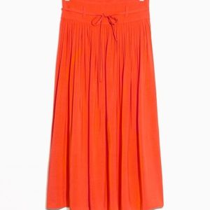 & other stories bright orange skirt